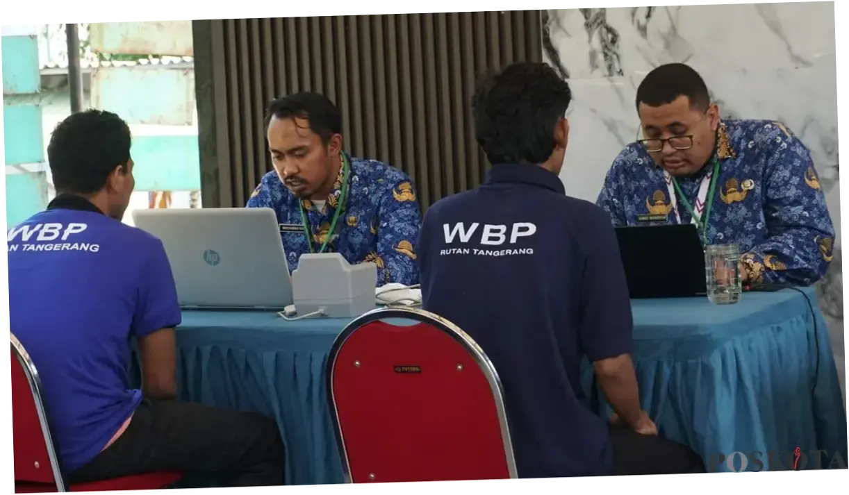 148 Napi Rutan Tangerang Lakukan Perekaman Data Kependudukan dan Pemadanan NIK