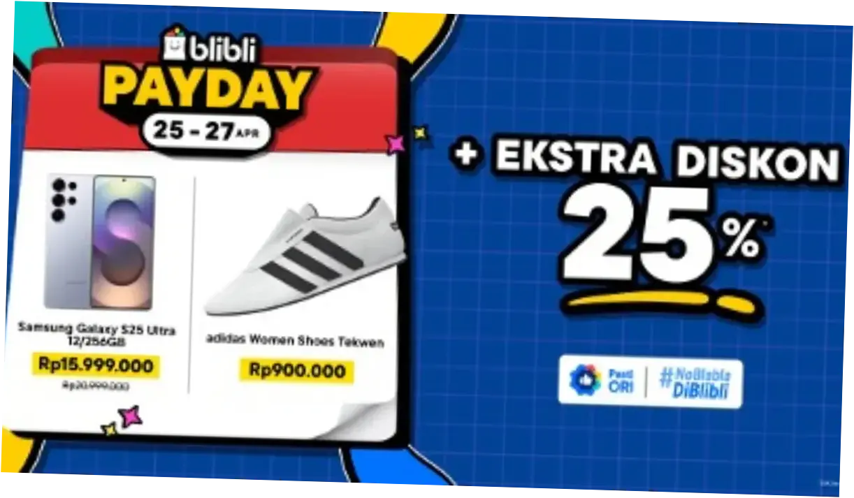 7 Promo Payday Gajian April Blibli Terbesar yang Sayang untuk Dilewatkan