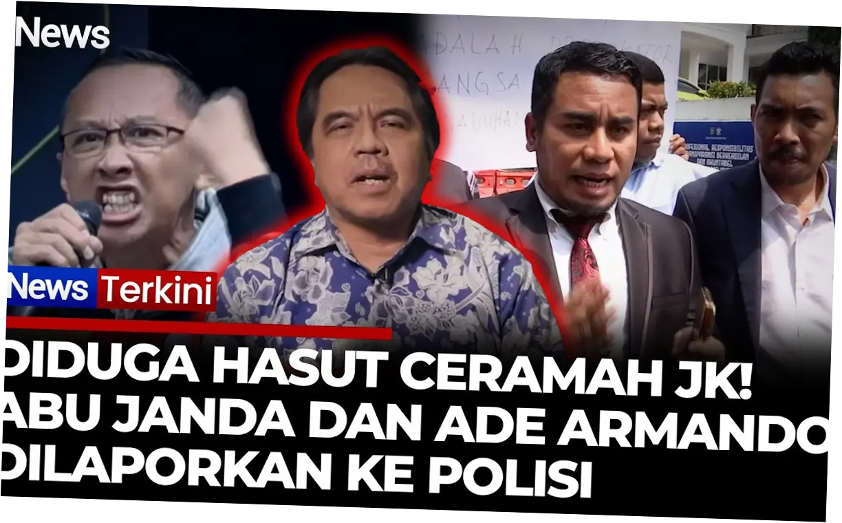 Ade Armando dan Abu Janda Dilaporkan ke Polda Metro Jaya: Kasus Video Ceramah JK yang Dipotong