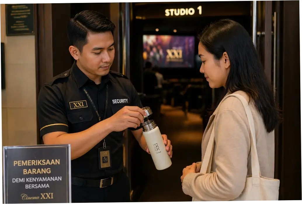 Aturan Baru XXI: Penonton Kini Boleh Bawa Tumbler ke Dalam Bioskop, Ini Syarat dan Ketentuannya