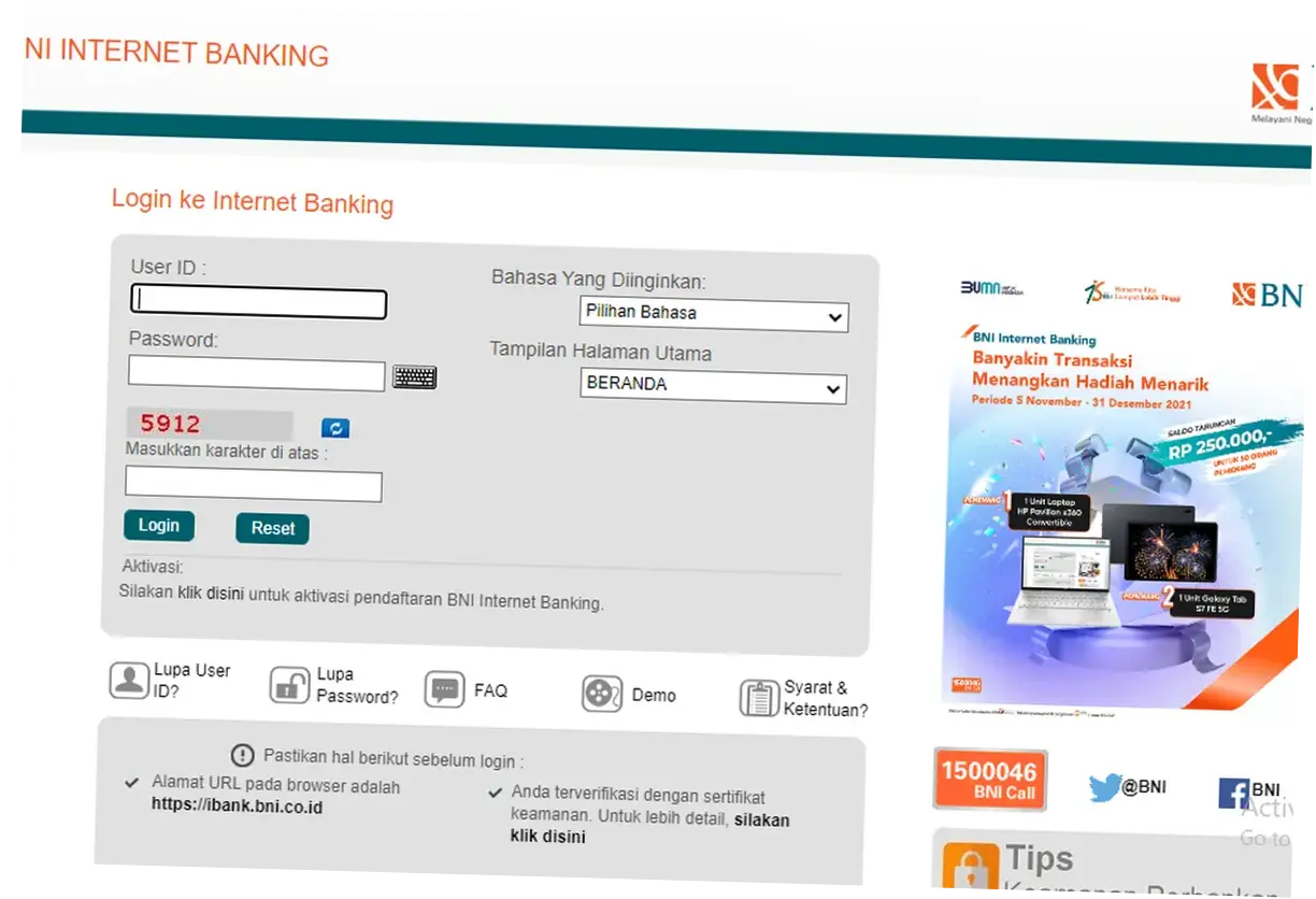 BNI Hentikan Layanan Internet Banking, Nasabah Dialihkan ke Platform Wondr dan BNIdirect