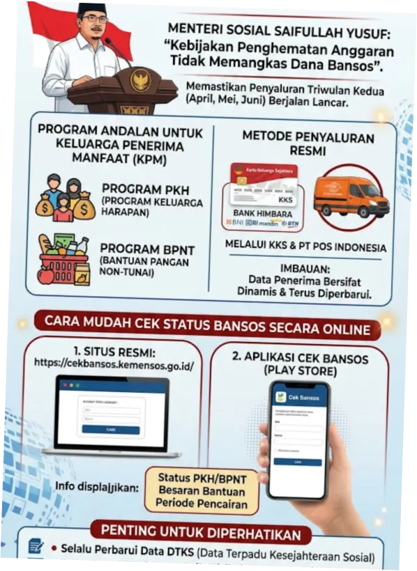 Cek Bansos April 2026: Jadwal, Cara Cek, dan Informasi Terbaru