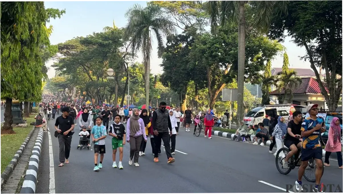 CFD Tegar Beriman Makin Dipadati Masyarakat yang Berolahraga