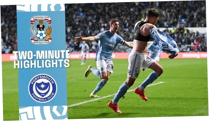 Coventry City vs Portsmouth: Pertarungan Sengit di EFL Championship