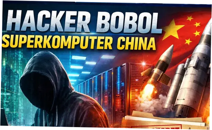 Data China Bocor: Hacker Bobol Superkomputer dan Curi Data Sensitif Militer