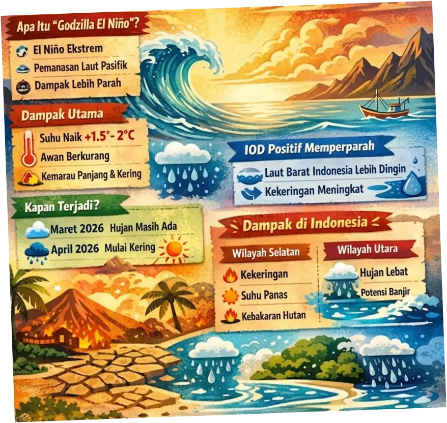 El Niño 'Godzilla' 2026: Mengenal Dampak dan Strategi Mitigasi