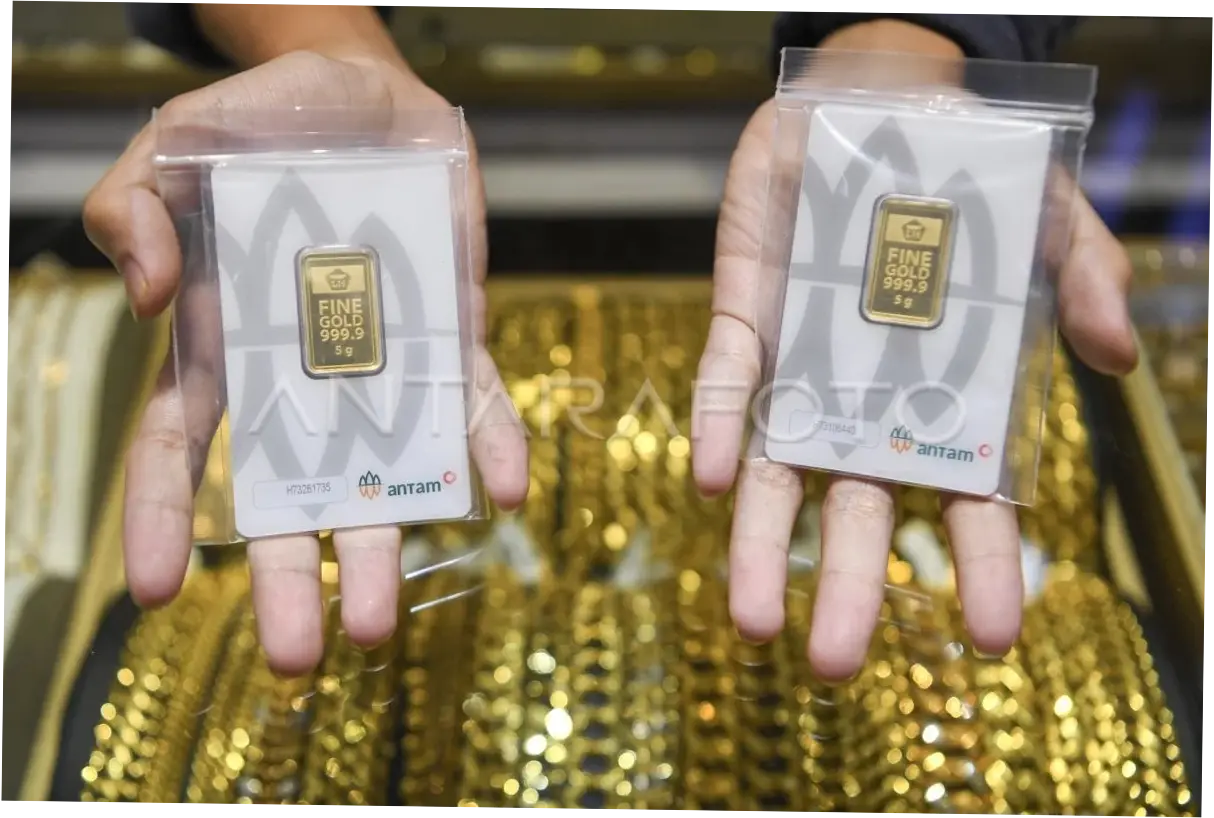 Harga Emas Antam Naik Rp20.000 Hari Ini Sabtu 25 April 2026