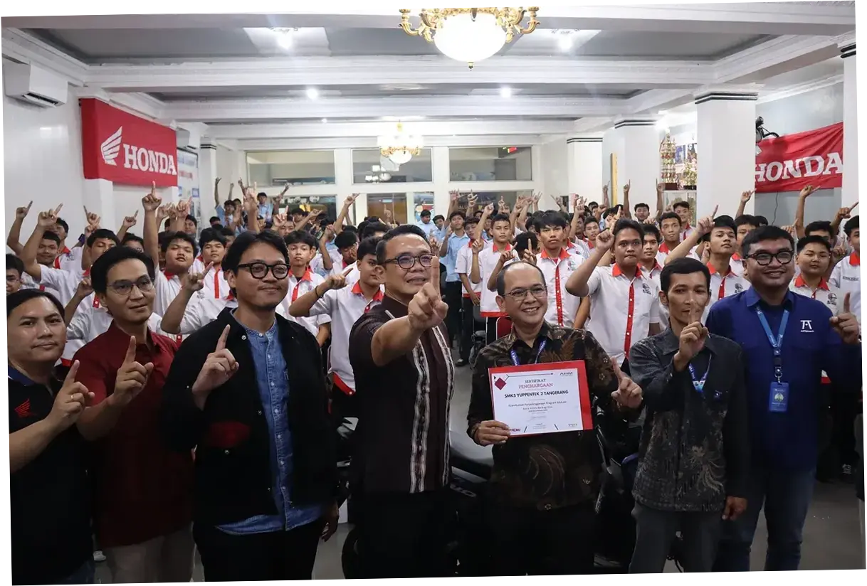 Honda Turun ke Sekolah, Bekali Siswa SMK Ilmu Otomotif