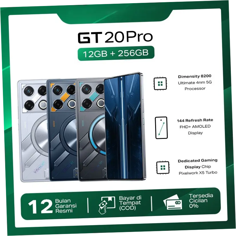 Infinix GT 50 Pro: Ponsel Gaming Terbaru dengan Teknologi Canggih dan Desain Menarik