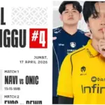 Jadwal Evos vs Dewa United Esports di MPL ID S17 Week 4 Hari Ini