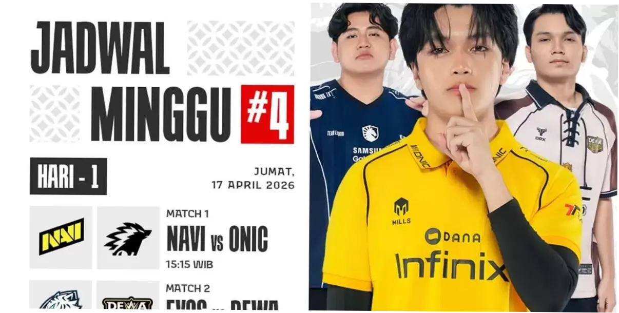Jadwal Evos vs Dewa United Esports di MPL ID S17 Week 4 Hari Ini