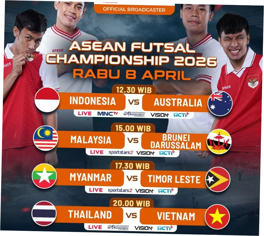 Jadwal Futsal AFF 2026: Indonesia Siap Tantang Vietnam di Semifinal