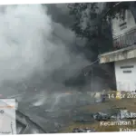 Kebakaran Gudang Sparepart Motor di Tajurhalang Bogor