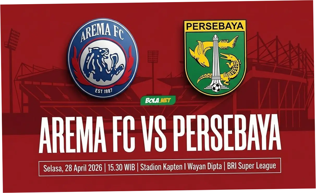 Link Live Streaming Arema FC vs Persebaya Surabaya di BRI Super League, Cek Jadwalnya