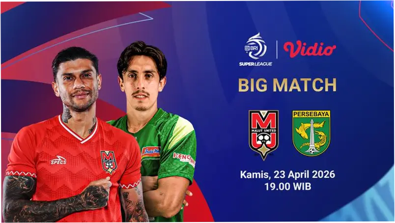 Link Live Streaming Malut United vs Persebaya Surabaya di BRI Super League 2025/2026