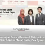 Lowongan 30.000 Manajer Koperasi Merah Putih: Kesempatan Emas untuk Membangun Karir di BUMN