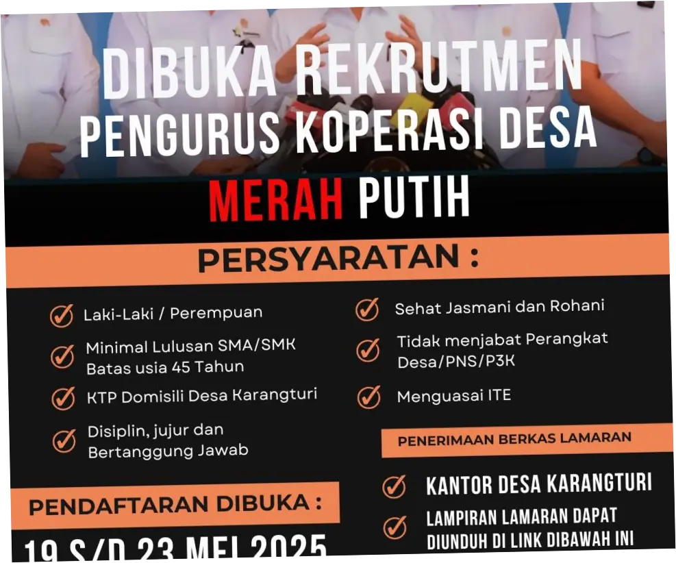 Lowongan Koperasi Desa Merah Putih 2026 Resmi Dibuka, Simak Cara Daftar dan Tahapannya