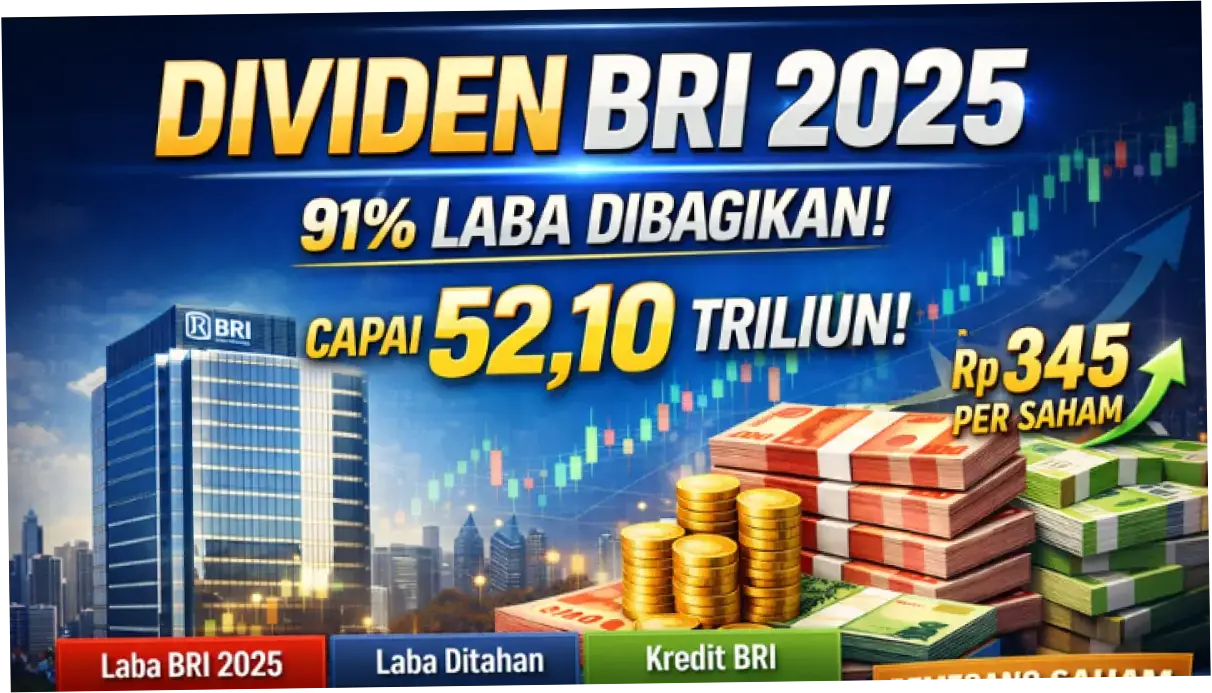 Pembagian Dividen BBRI Tembus Rp52 Triliun, Cek Jadwal dan Detail Pembagiannya