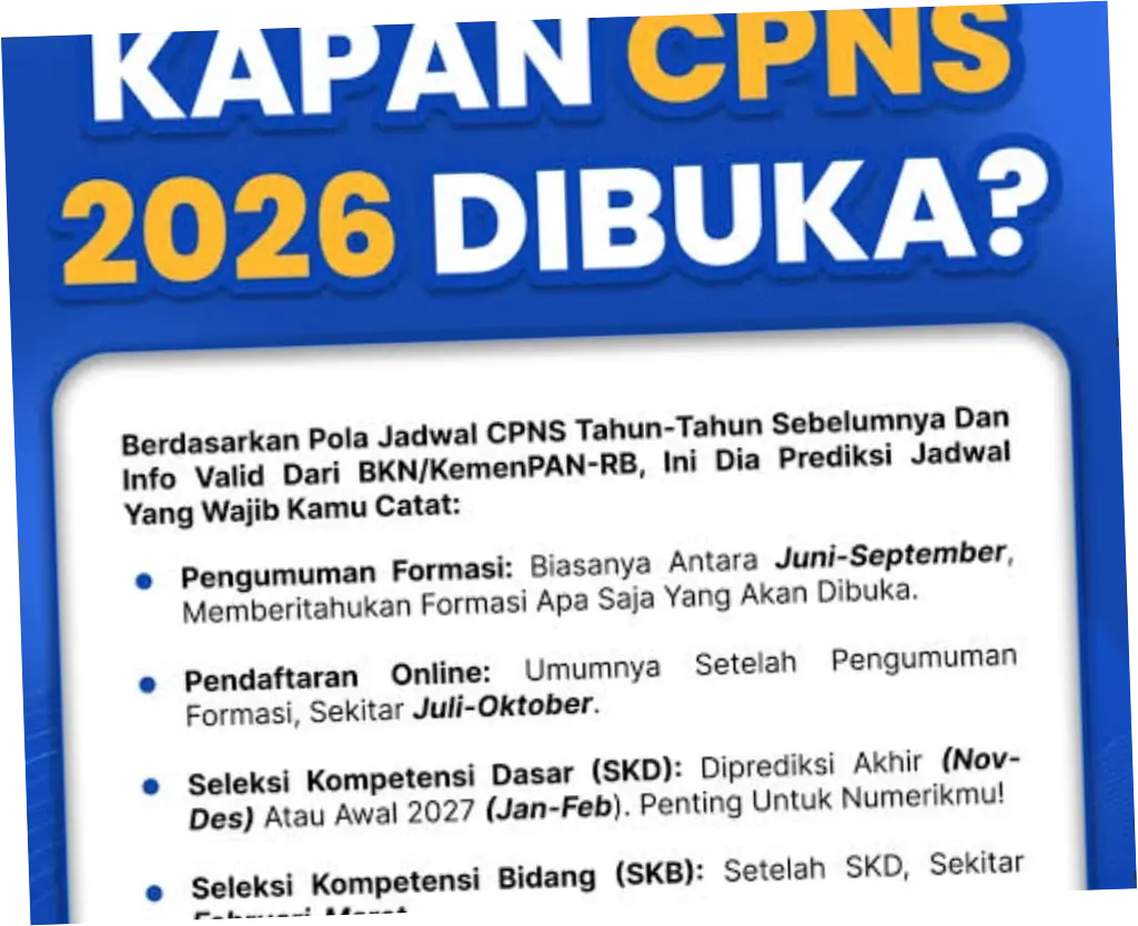 Pendaftaran CPNS 2026: Prediksi Jadwal, Syarat, dan Cara Daftarnya
