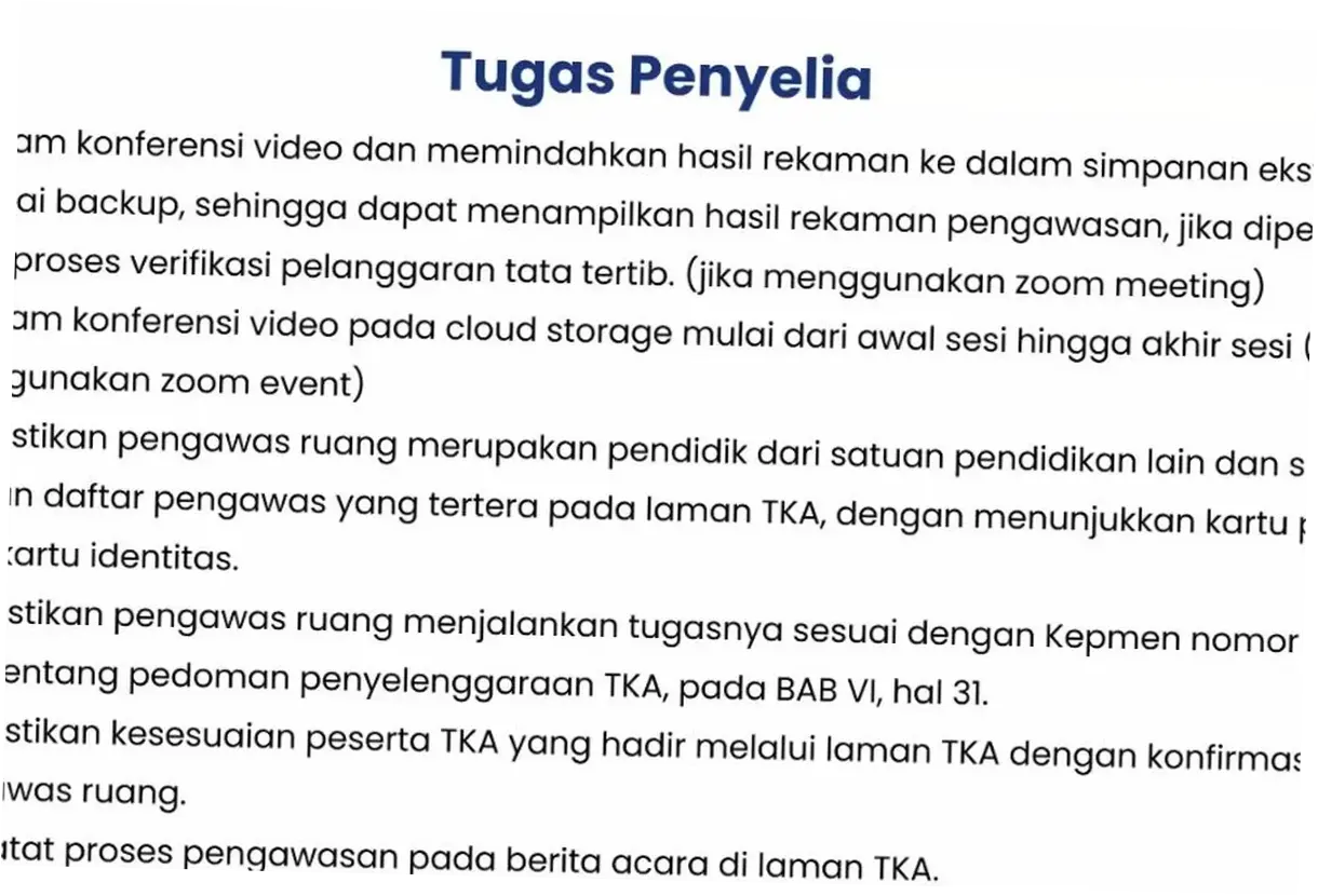 Penyelia TKA: Tugas, Syarat, dan Sistem Pengawasan Ujian SD-SMP Berbasis Teknologi