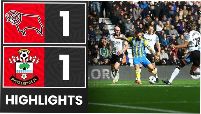 Pertarungan Sengit Southampton vs Derby County di Play-off EFL Championship