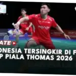 Piala Thomas 2026: Indonesia Tersingkir Usai Kalah dari Prancis