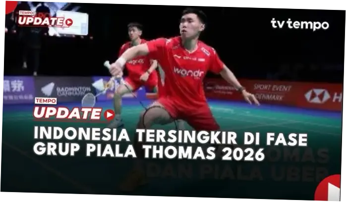 Piala Thomas 2026: Indonesia Tersingkir Usai Kalah dari Prancis
