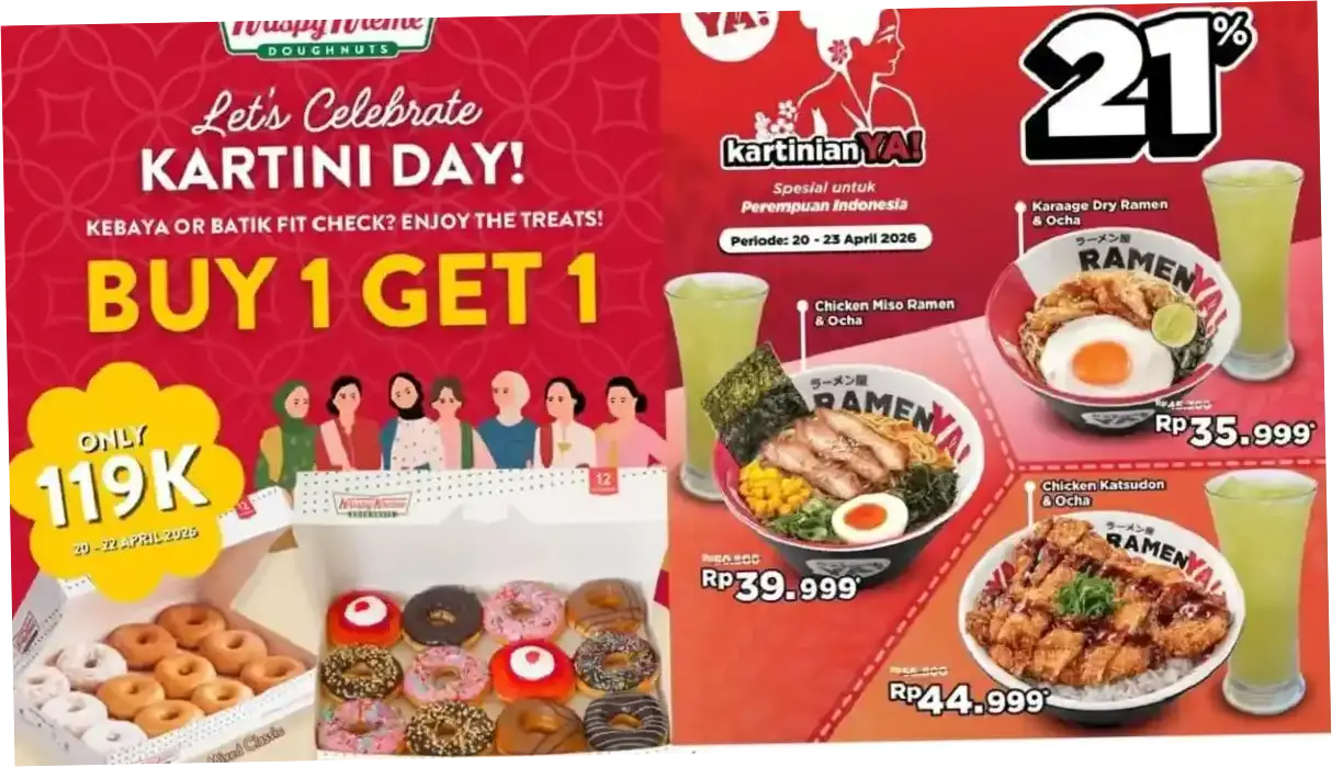 Promo Hari Kartini 2026: Diskon Chatime, HokBen, hingga PokPok, Mana yang Paling Worth It?