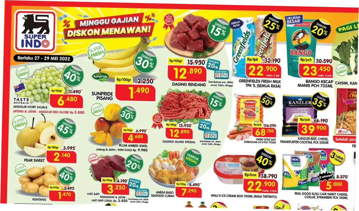 Promo Superindo: Diskon Besar-Besaran untuk Berbagai Produk