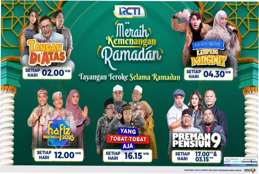 RCTI Siap Hadirkan Program-Program Menarik di Kamis, 16 April 2026