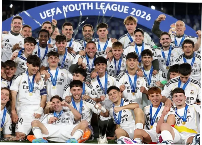 Real Madrid U19 Menjadi Juara UEFA Youth League 2026 Setelah Mengalahkan Club Brugge