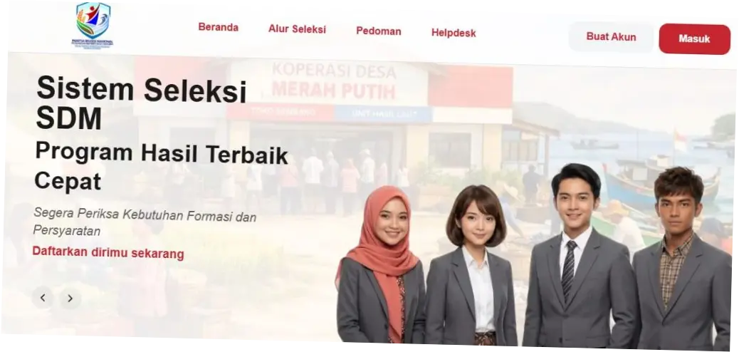 Rekrutmen Manajer Koperasi Desa Merah Putih di phtc.panselnas.go.id: Informasi Terbaru dan Cara Mendaftar