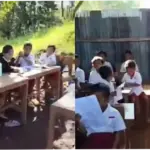 Tidak Punya Ruang Kelas, Siswa SDN Karyabuana Pandeglang Belajar di Musala
