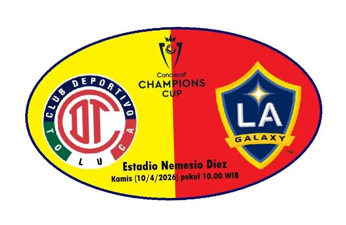 Toluca vs LA Galaxy: Adu Taktik Panas di Leg 1 Perempat Final Piala Champions CONCACAF