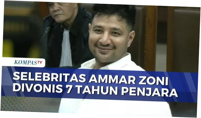 Vonis Ammar Zoni Lebih Ringan 2 Tahun dari Tuntutan Jaksa