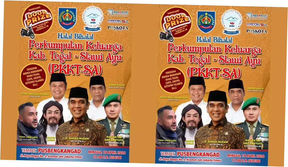 Warga Tegal di Jabodetabek Gelar Halal Bihalal