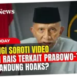 Amien Rais Soroti Isu Prabowo dan Teddy: Antara Fitnah dan Kebenaran