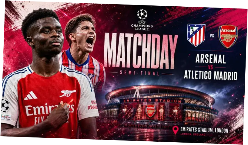 Arsenal vs Atlético Madrid: Pertarungan Sengit di Semifinal Liga Champions