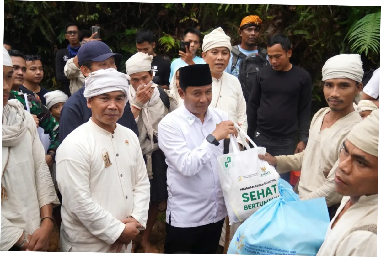 Baznas dan Kemendukbangga Percepat Pengentasan Stunting di Pelosok Lebak