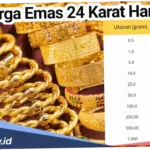 Harga Emas Perhiasan Hari Ini 5 Mei 2026 Menguat, Dibanderol Rp2.470.000 per Gram