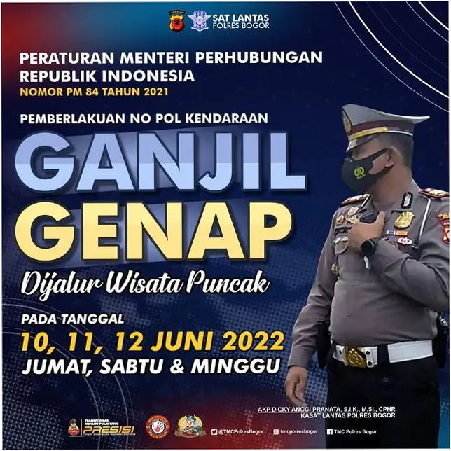 Jadwal Ganjil Genap Puncak Bogor Sabtu 2 Mei 2026, Simak Aturan One Way Long Weekend
