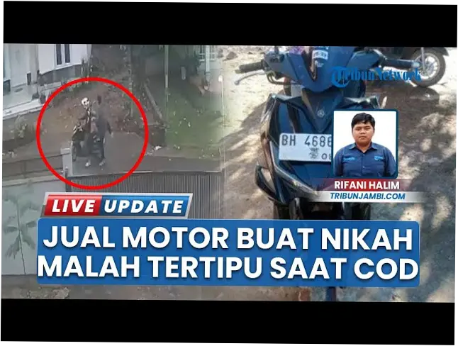 Jual via COD, Motor Pasutri Digasak Pembeli Gadungan di Lembang