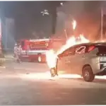 Mobil di Depok Tiba-Tiba Terbakar, Penumpang Selamat