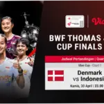 NONTON Live Streaming Perempat Final Uber Cup 2026: Indonesia vs Denmark Jam 23.00 WIB