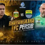 Pertandingan Bhayangkara FC vs Persib Bandung: Link Live Streaming dan Preview